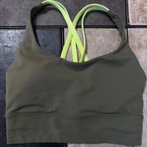 LuluLemon Green Sports Bra